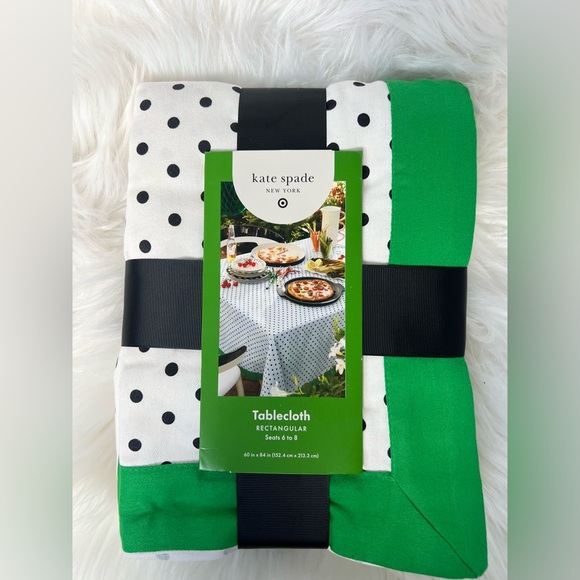 kate spade x Target Polka Dot Tablecloth | NWT - Picture 4 of 4